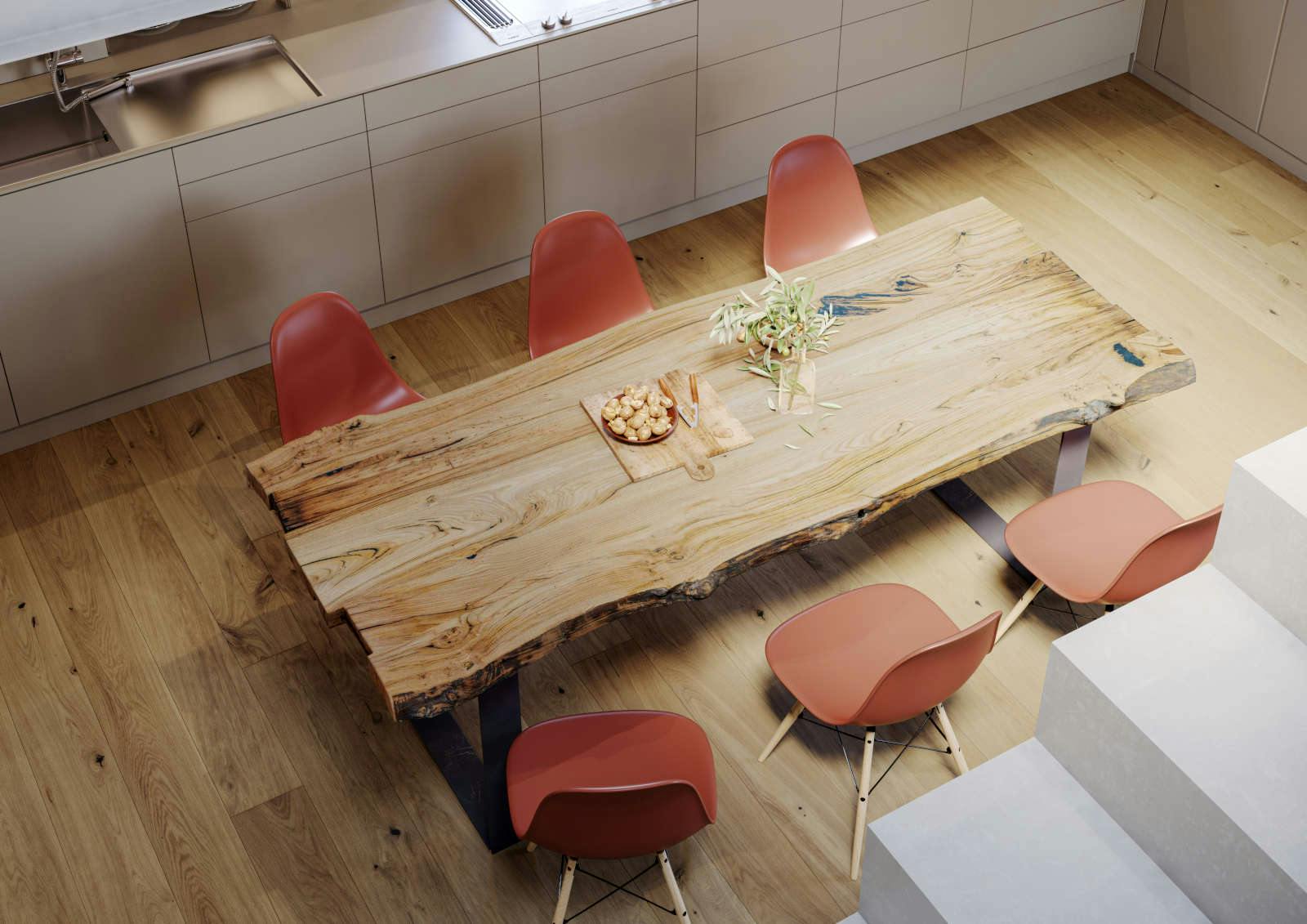 Fatti a mano in Italia: i tavoli in legno massello rustico di Bruno Spreafico, un&#8217;eccellenza italiana